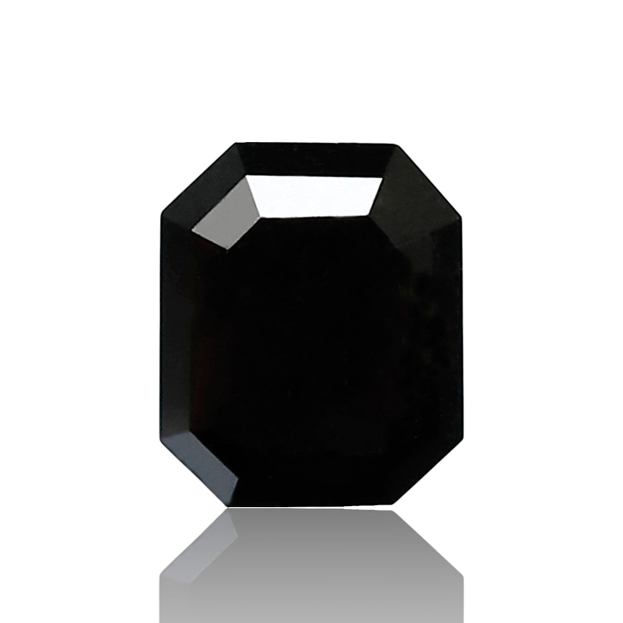 1.23 Carat 6 MM Fancy Black Emerald Shape Loose Natural Diamond AAA Quality Diamond For Engagement Ring