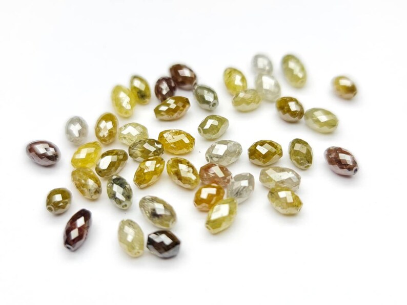 fancy color diamond beads