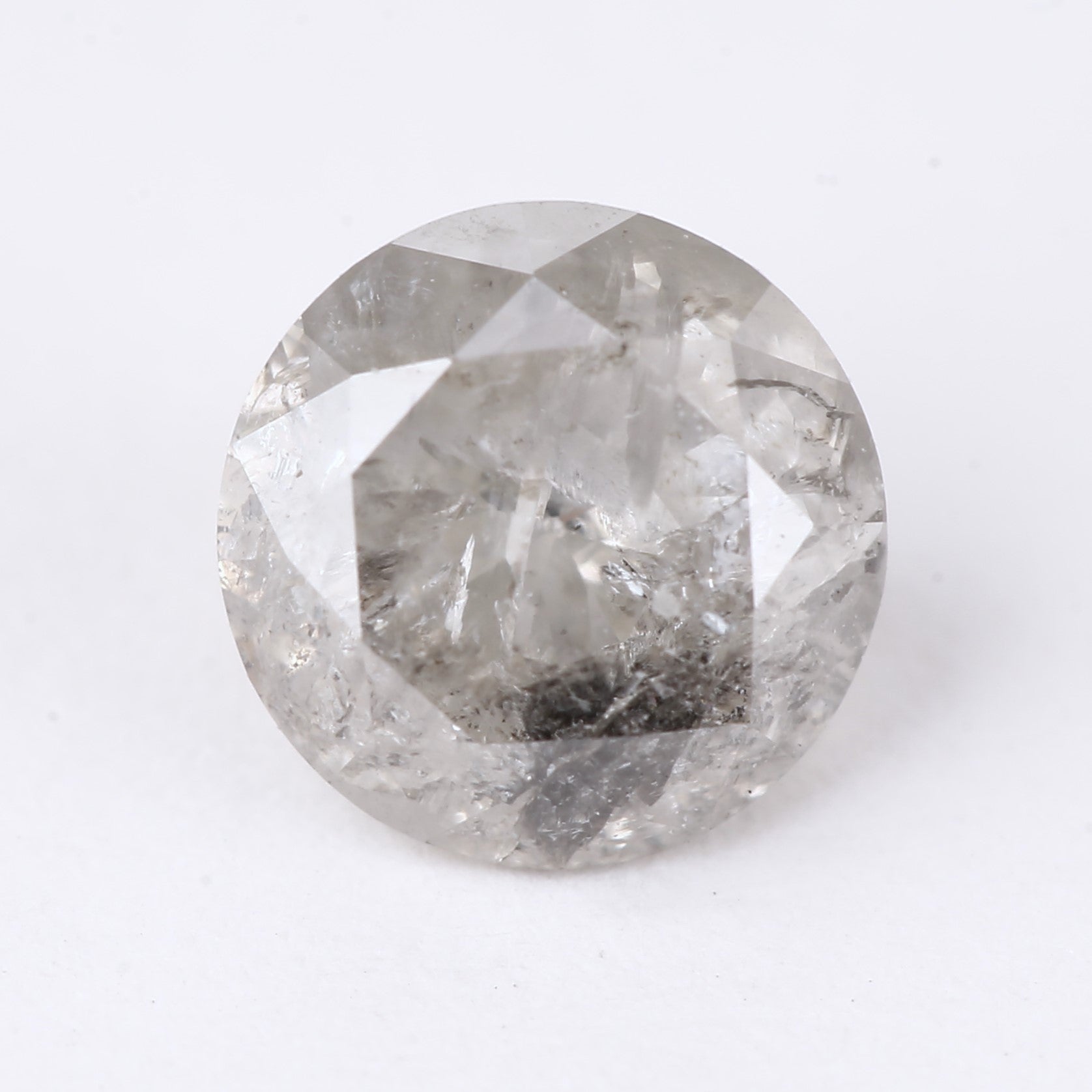 real icy salt and pepper diamond for ring