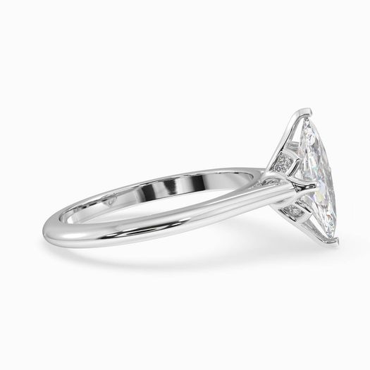 18k White Gold 1 Carat Marquise Engagement Ring Elowen