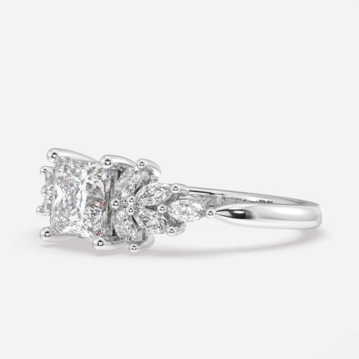 Princess 1 Carat Lab Grown Diamond Ring IGI Certified Isabella