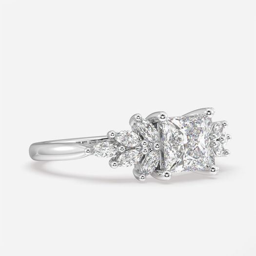 Princess 1 Carat Lab Grown Diamond Ring IGI Certified Isabella