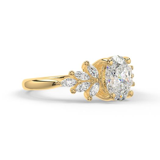 Oval 1 Carat Lab Grown Diamond Ring IGI Certified Isabella