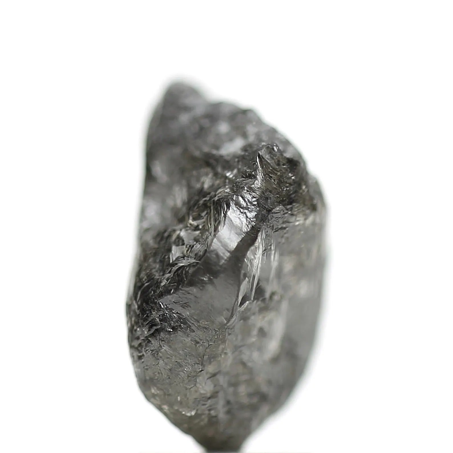 3.94 Carat Crystal Gray Rough Raw Uncut Natural Diamond 11.95 MM