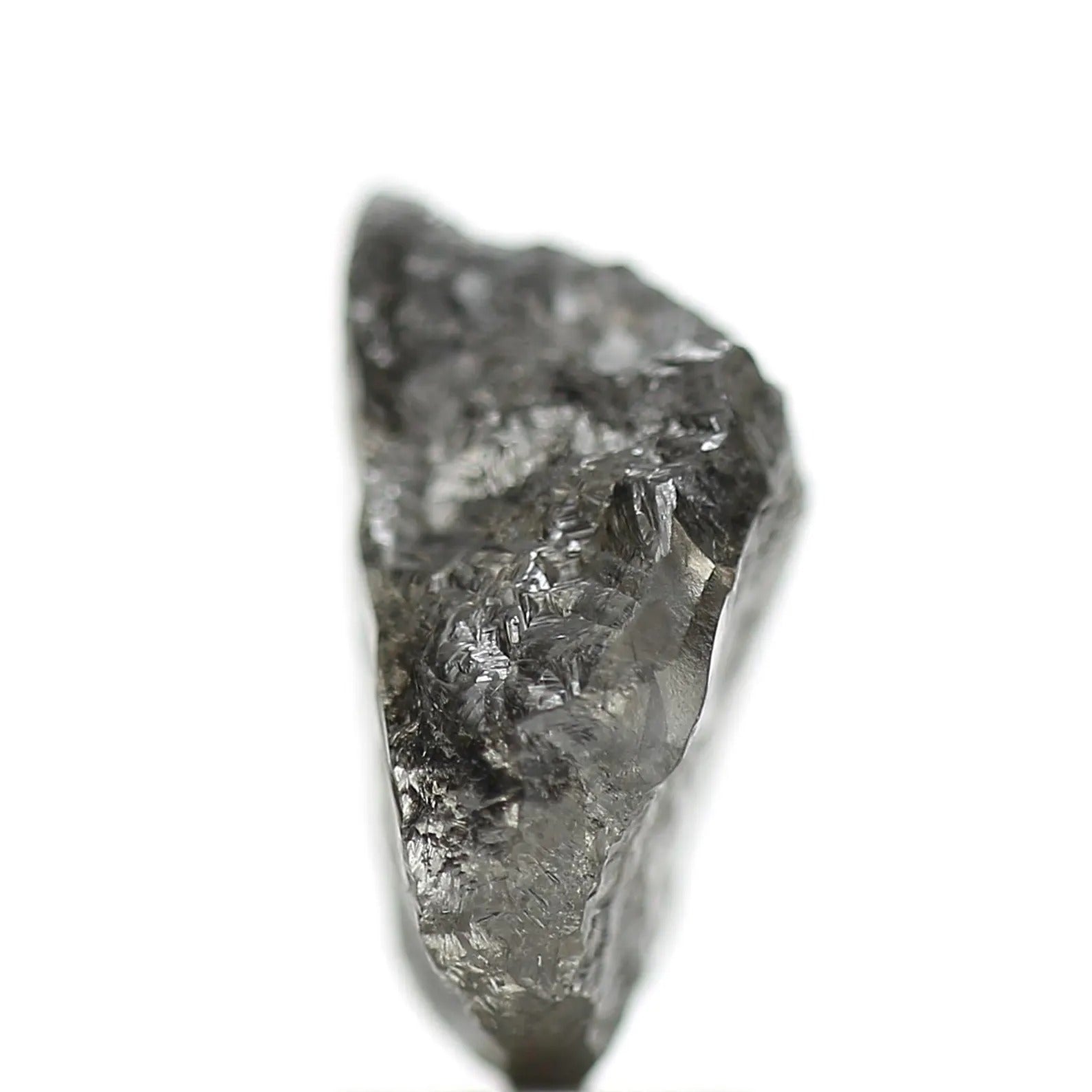 3.94 Carat Crystal Gray Rough Raw Uncut Natural Diamond 11.95 MM