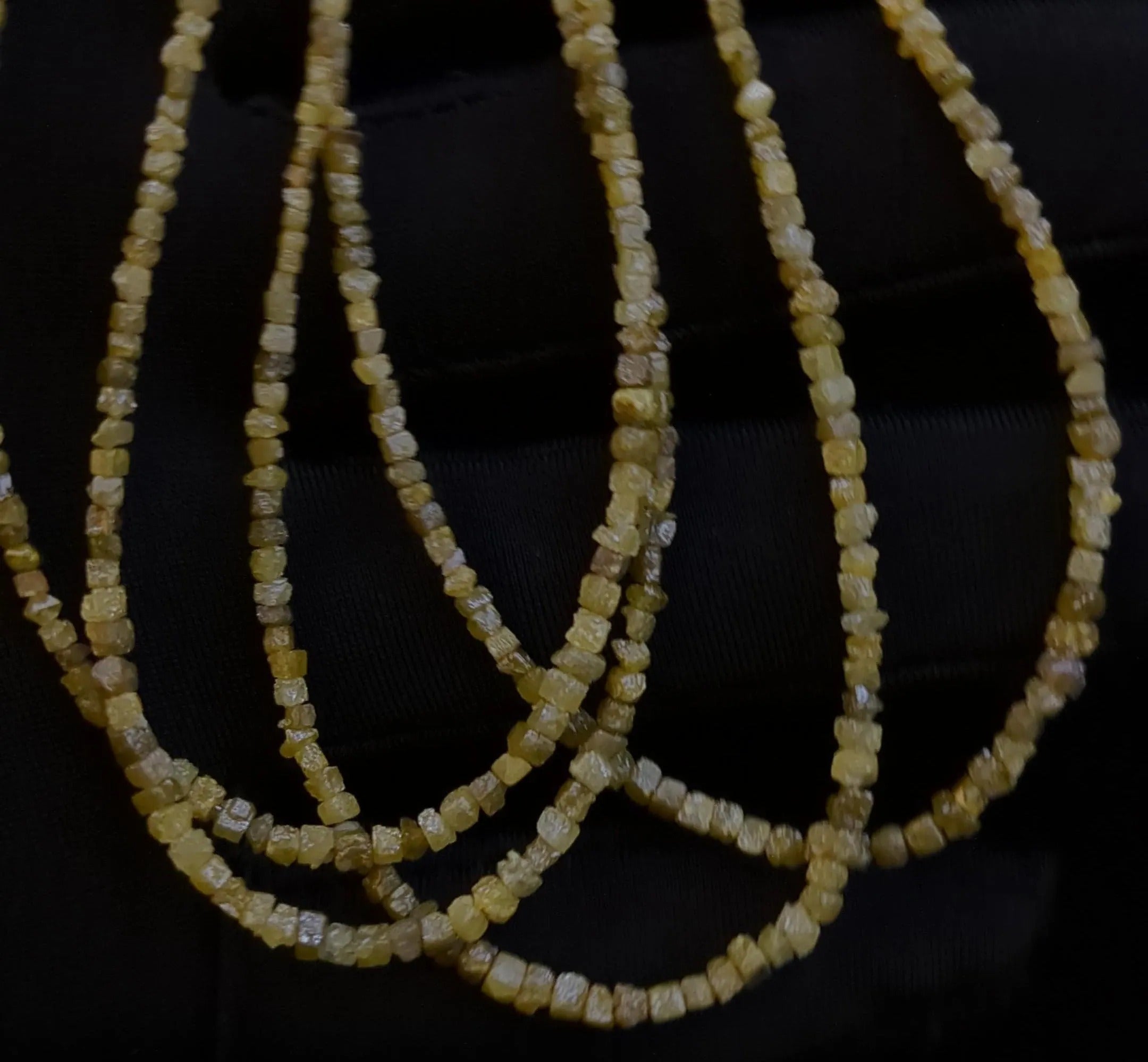 16 Inch Strand Natural Multi Colour Rough Diamond Beads