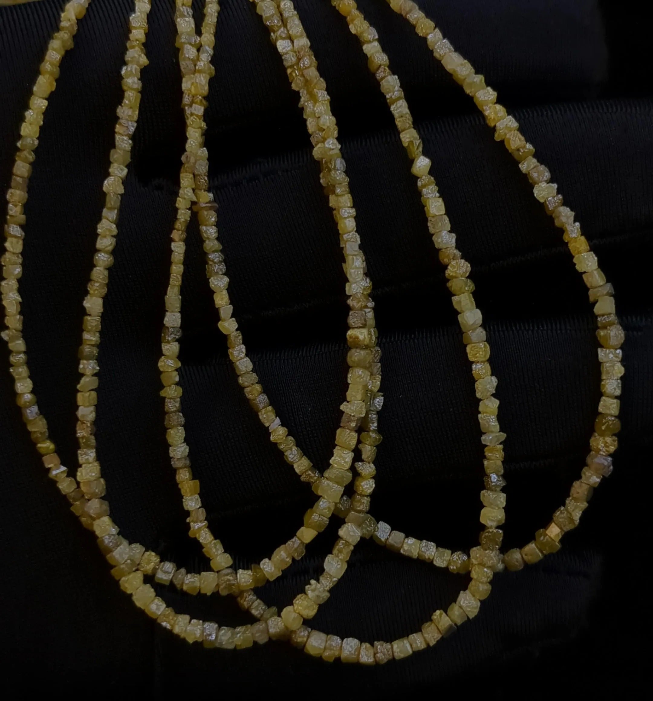 16 Inch Strand Natural Multi Colour Rough Diamond Beads