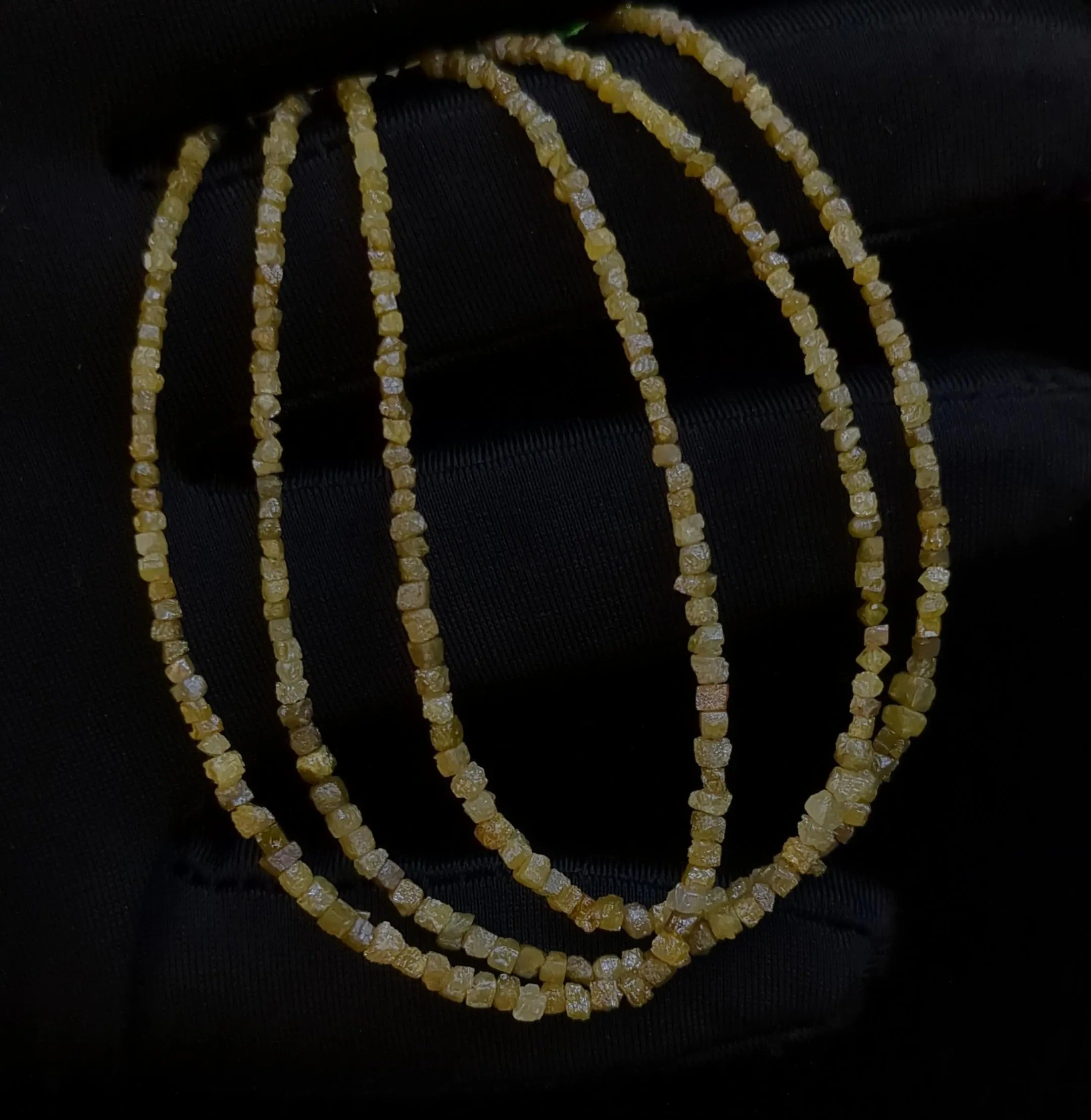 16-inch Multi-Colour Uncut Diamond Cube Beads Jewellery Making