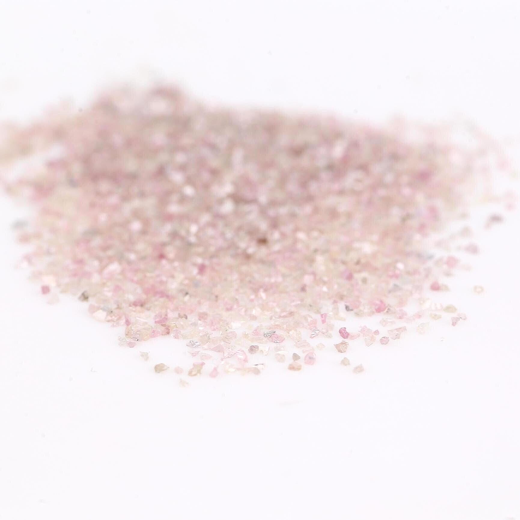 5ct Rough Raw Pink Diamond Dust Natural