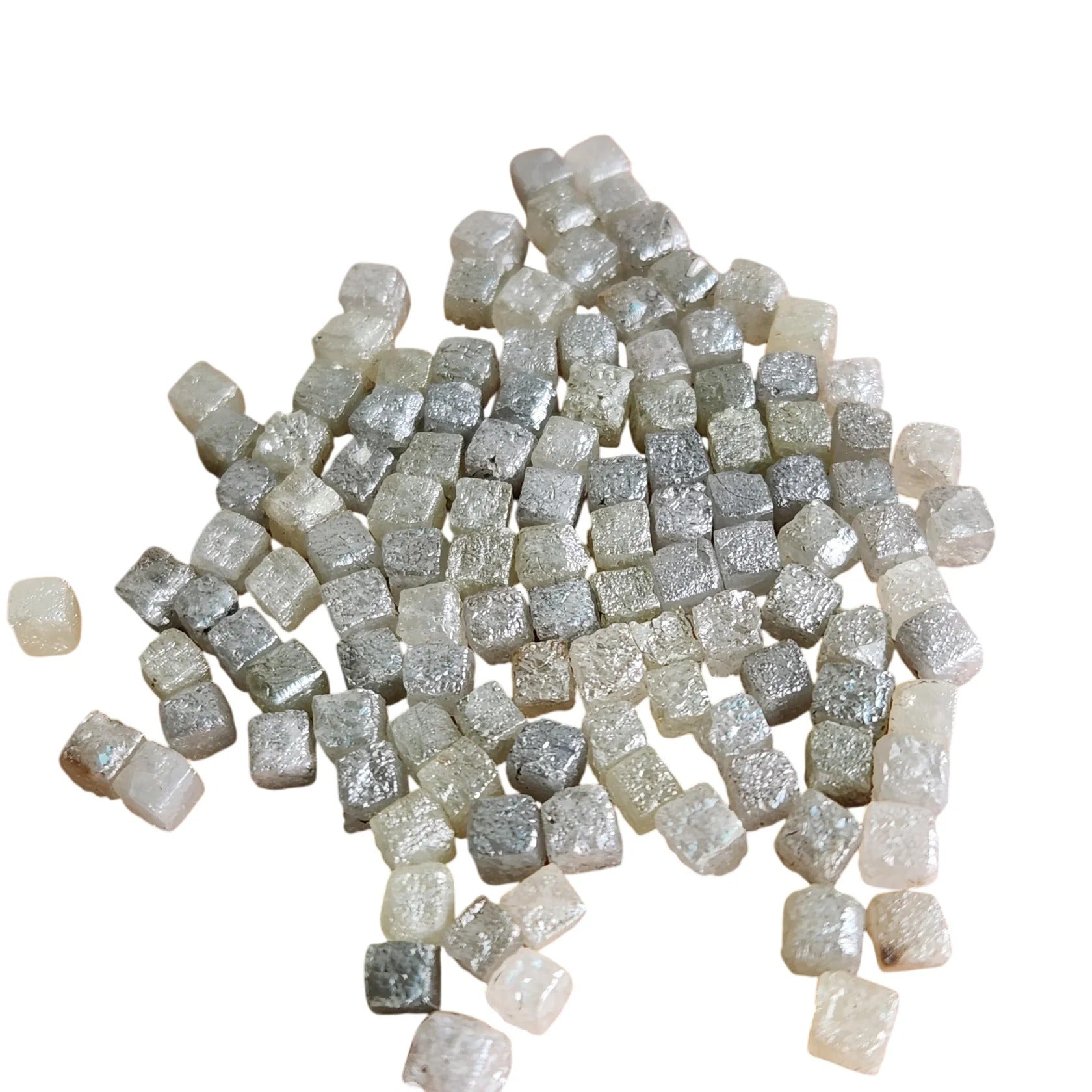 1 Ct Natural Gray Cube Rough Diamond 2 – 3 MM