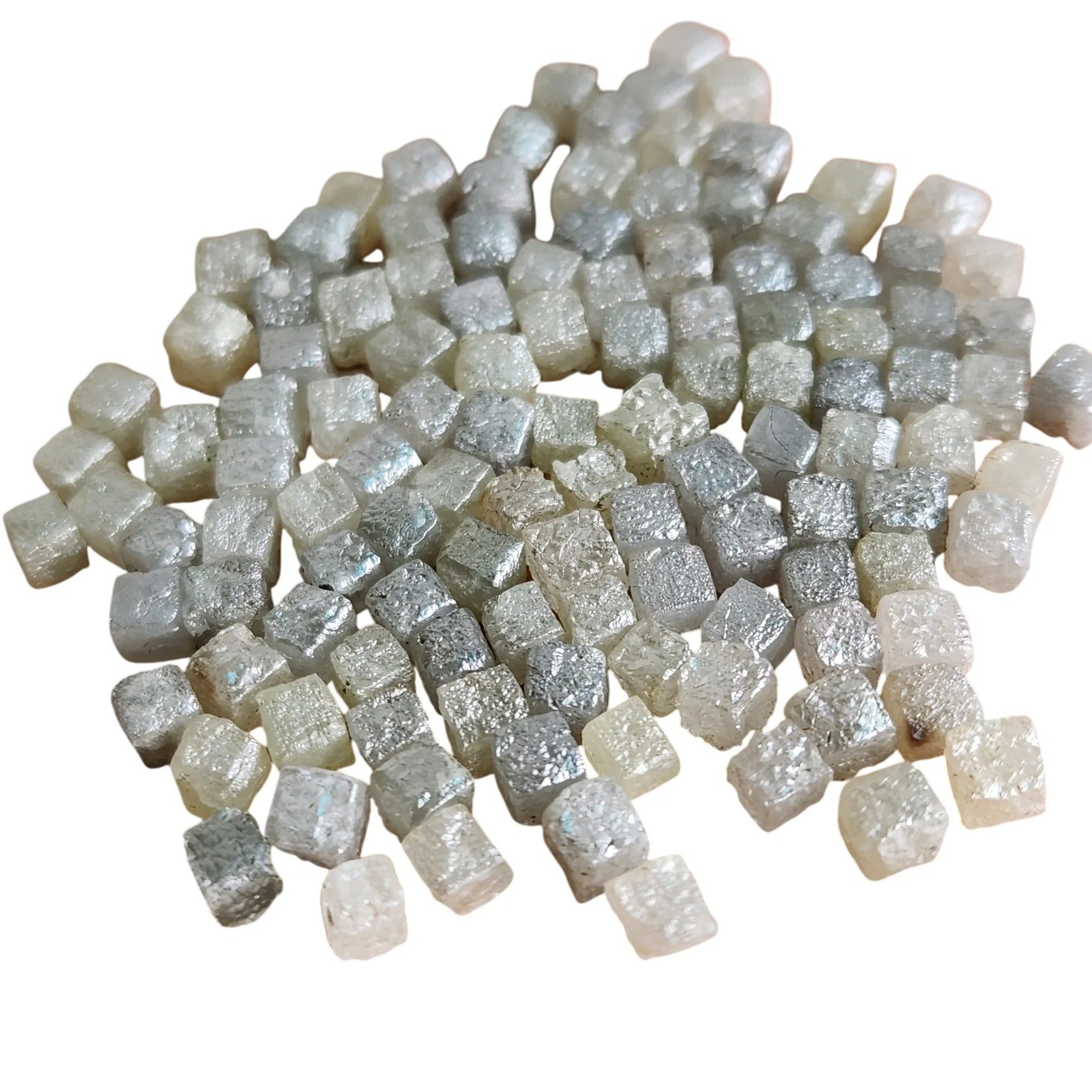 1 Ct Natural Gray Cube Rough Diamond 2 – 3 MM