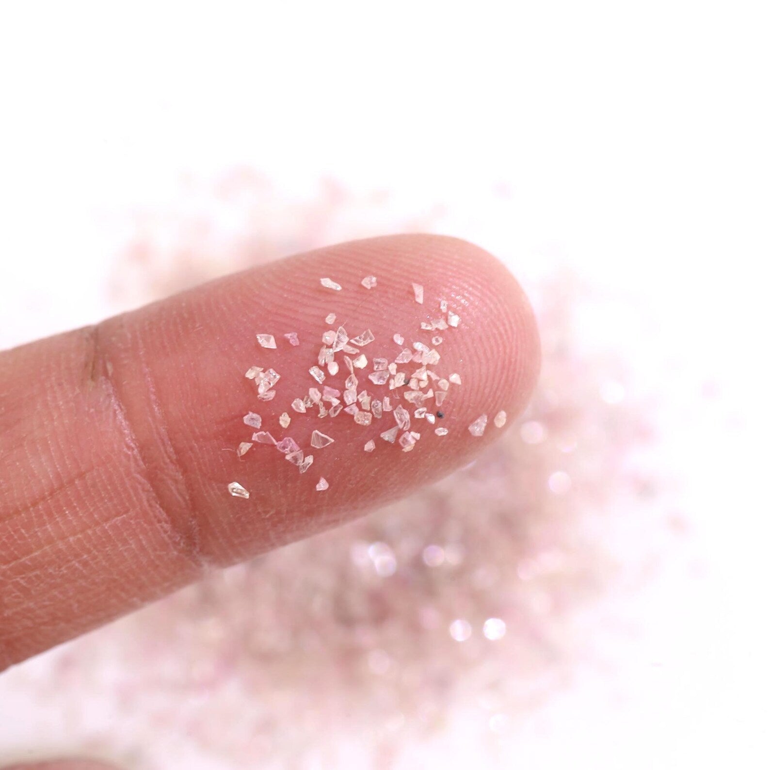5ct Rough Raw Pink Diamond Dust Natural