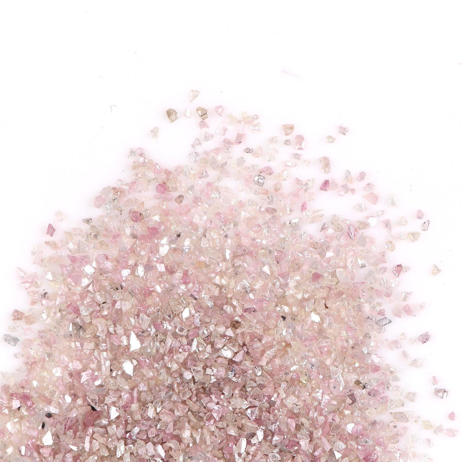 5ct Rough Raw Pink Diamond Dust Natural