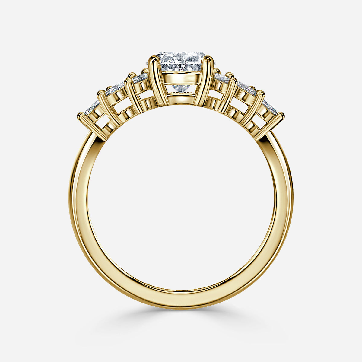Oval 1 Carat Lab Grown Diamond Ring IGI Certified Isabella