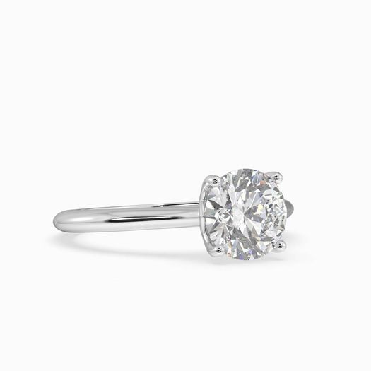 18K White Gold 1 carat lab grown diamond ring Liora