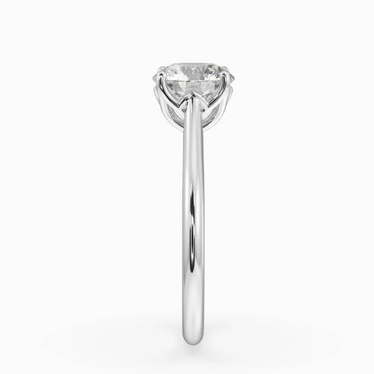 18K White Gold 1 carat lab grown diamond ring Liora