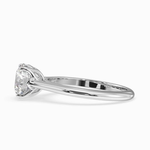 18K White Gold 1 carat lab grown diamond ring Liora