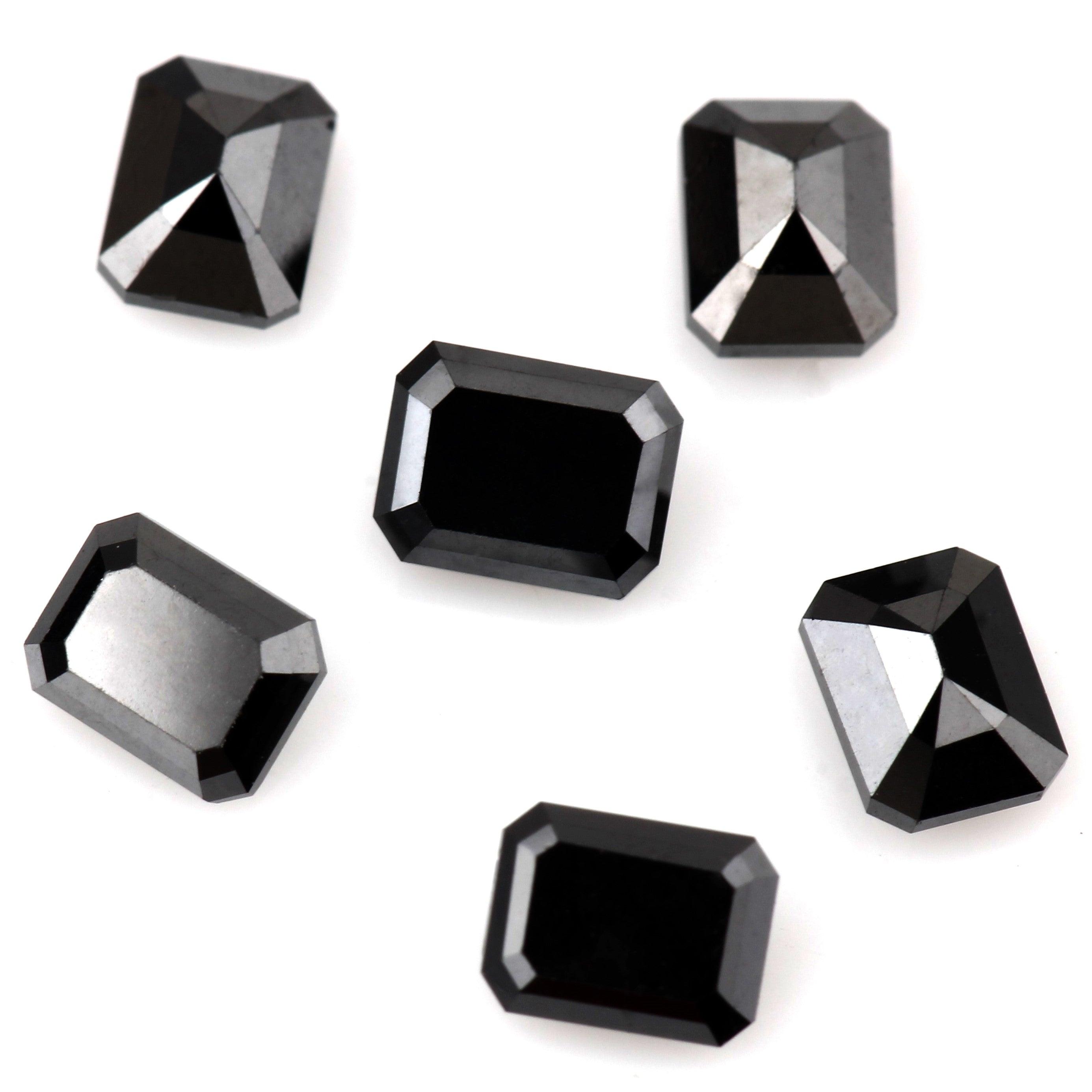 emerald black natural diamond fancy