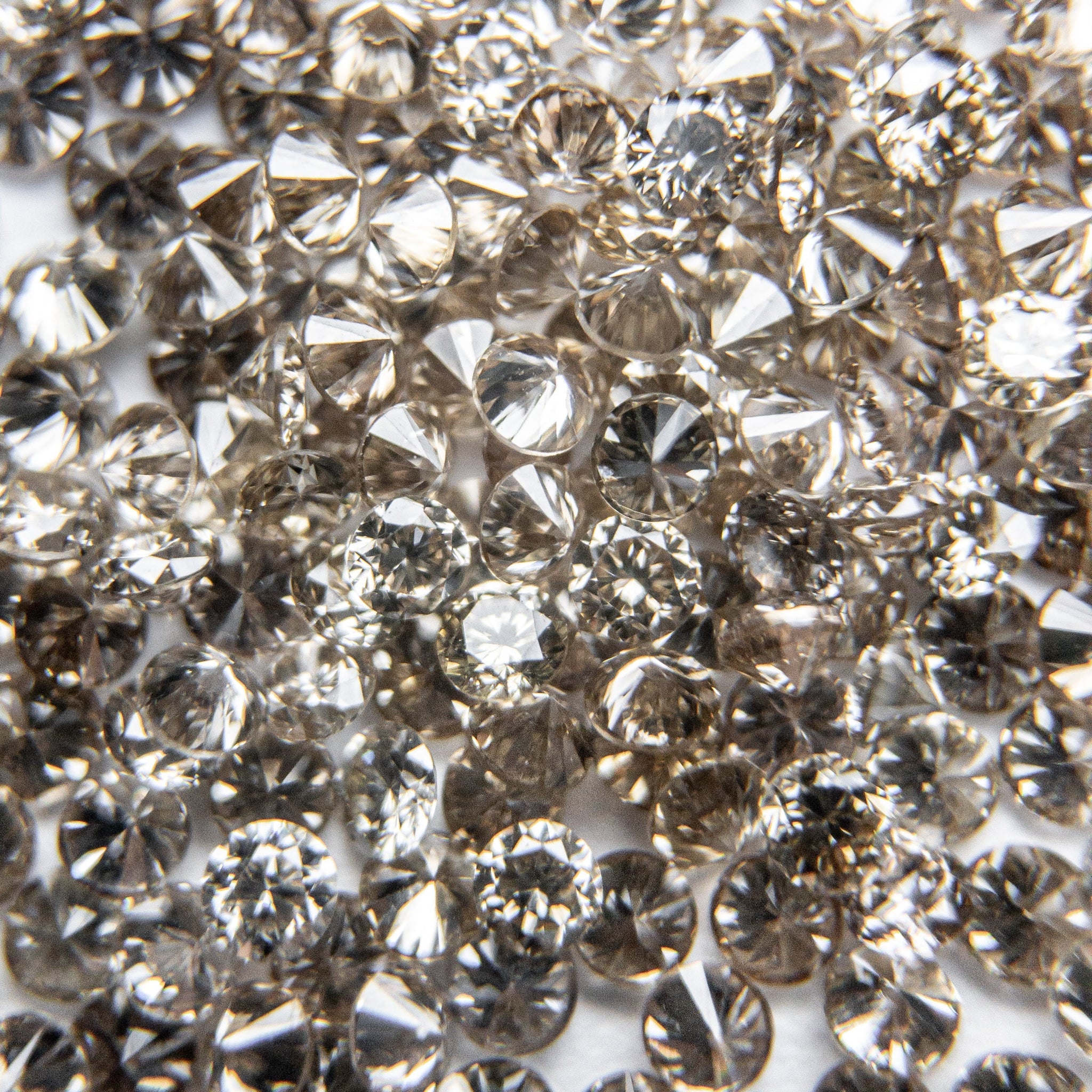 CHAMPAGNE BRILLIANT CUT MELEE DIAMONDS