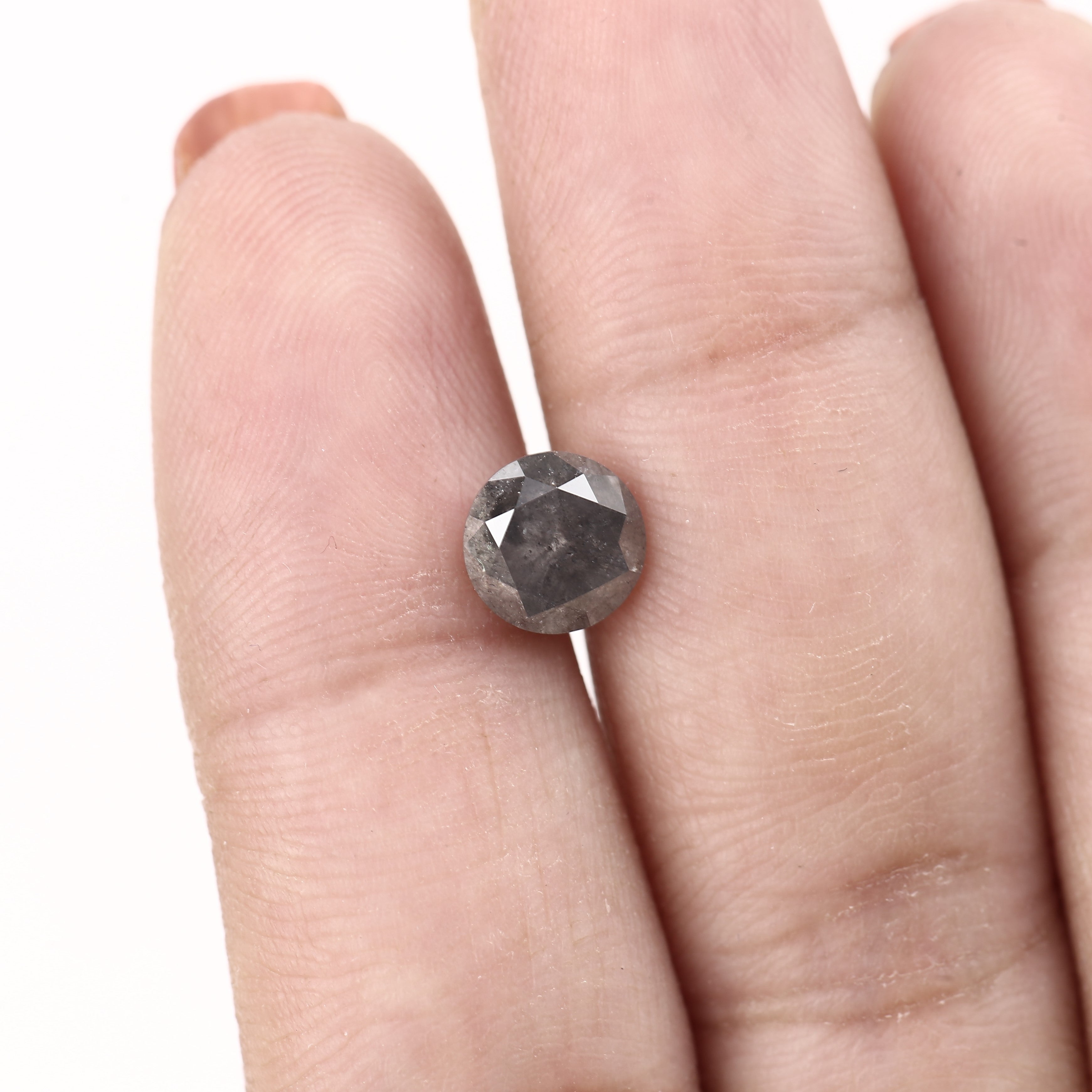 fancy gray brilliant cut diamond salt and pepper