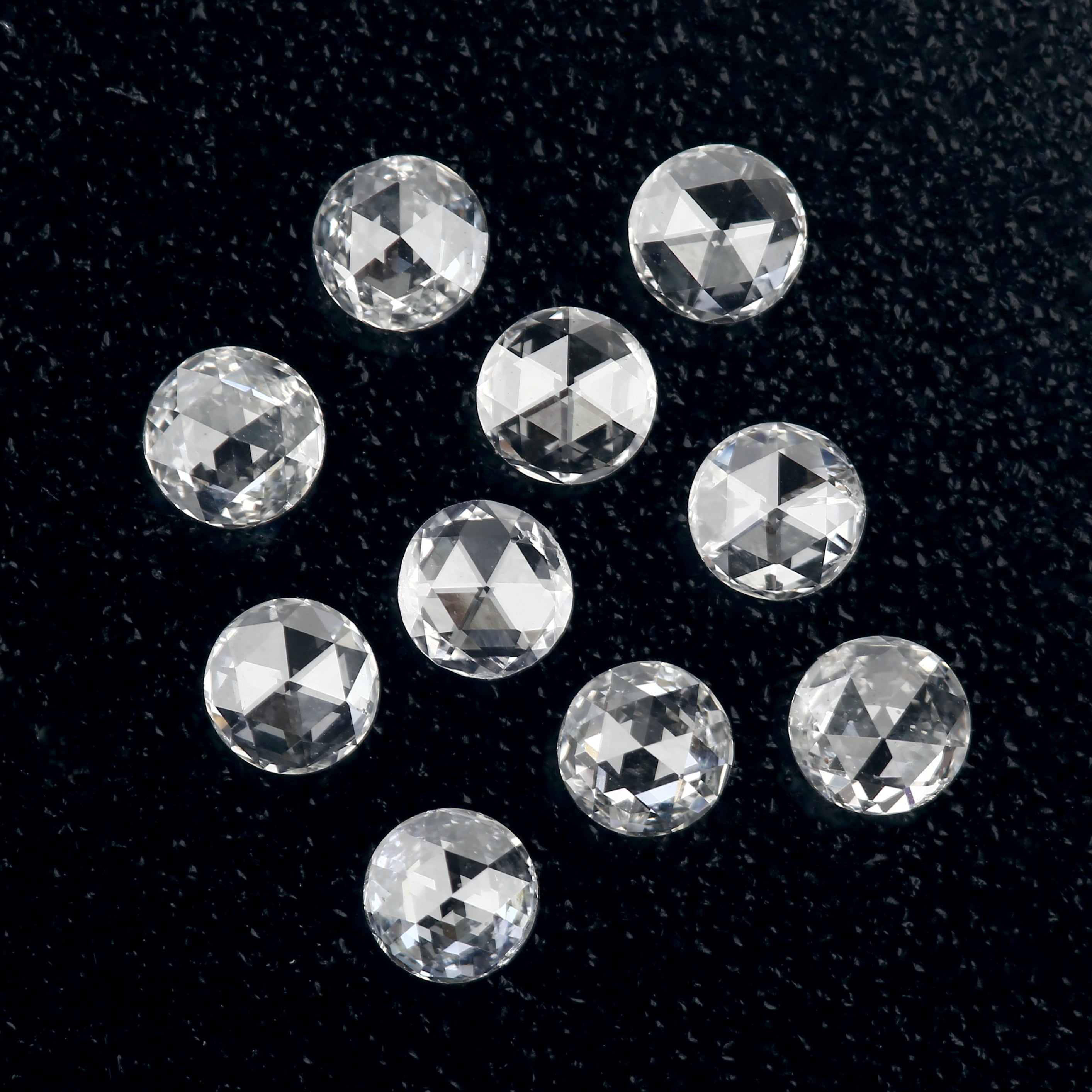 WHITE ROSECUT MELEE FGH Color VS-SI1 Clarity 5.5 MM