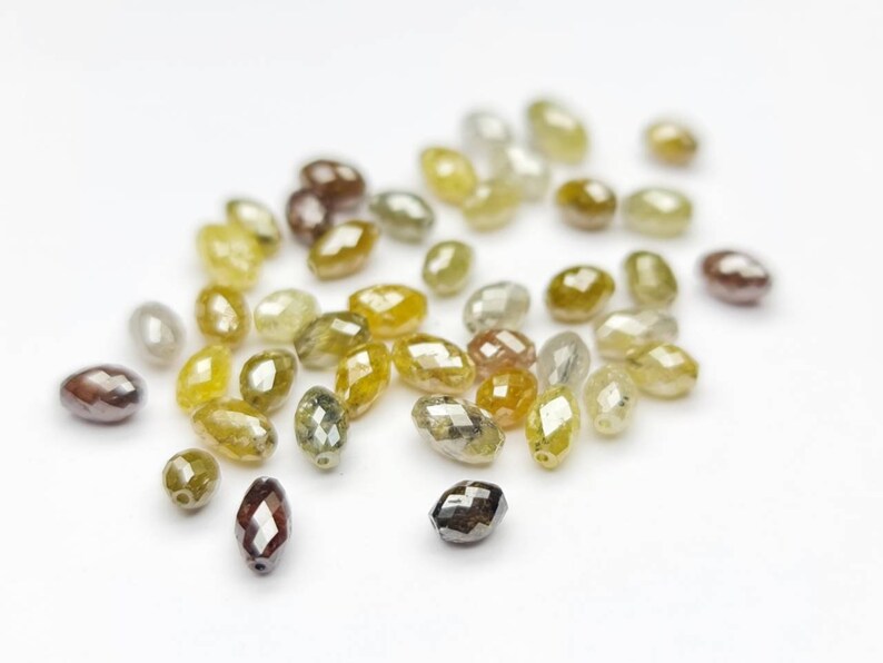 natural color diamond beads