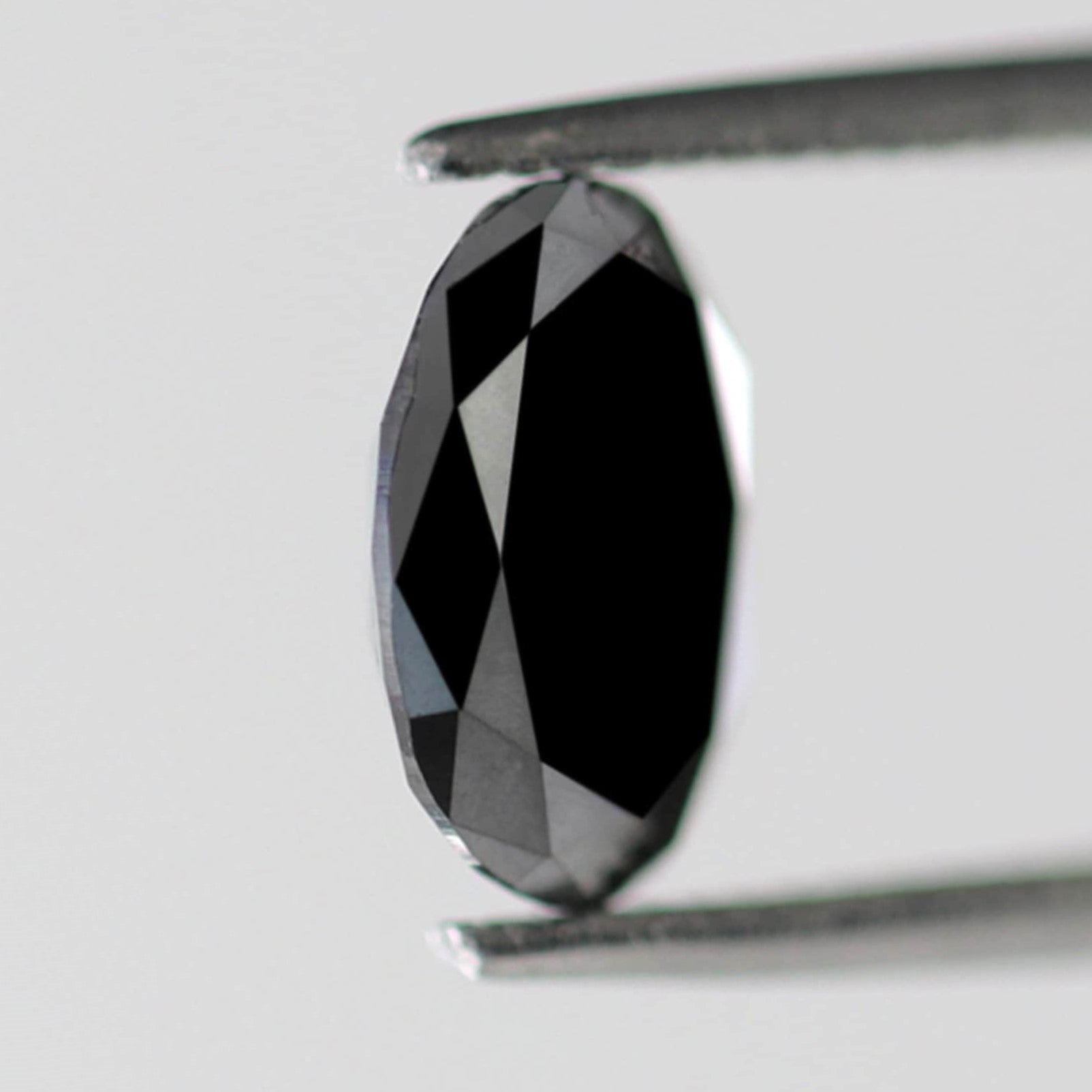 1.20 Carat Heated Black Color Diamond Loose Natural Oval Shape Diamond Ethically Sourced AAA Quality Black Diamond For Necklace - Blackdiamond