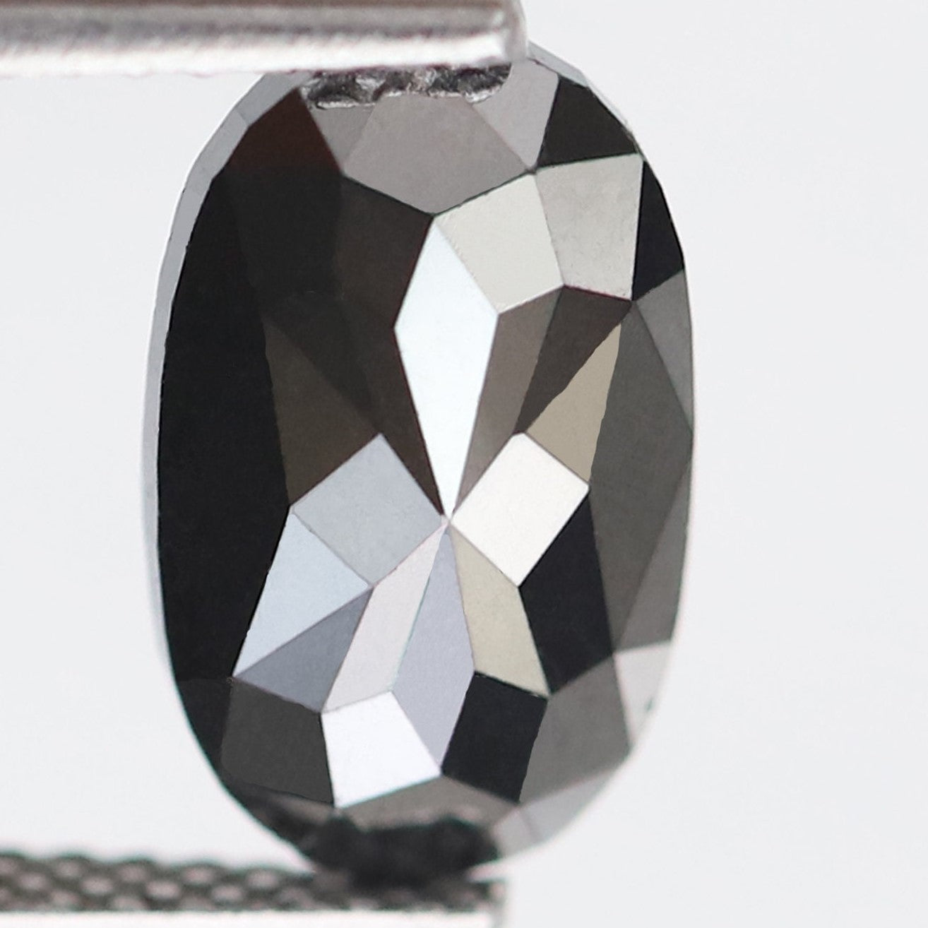 2.22 Carat Black Color Oval Shape Diamond Oval Cut Natural Loose Diamond For Oval Cut Engagement Ring Oval Cut Ring 10 mm Black Diamond - Blackdiamond