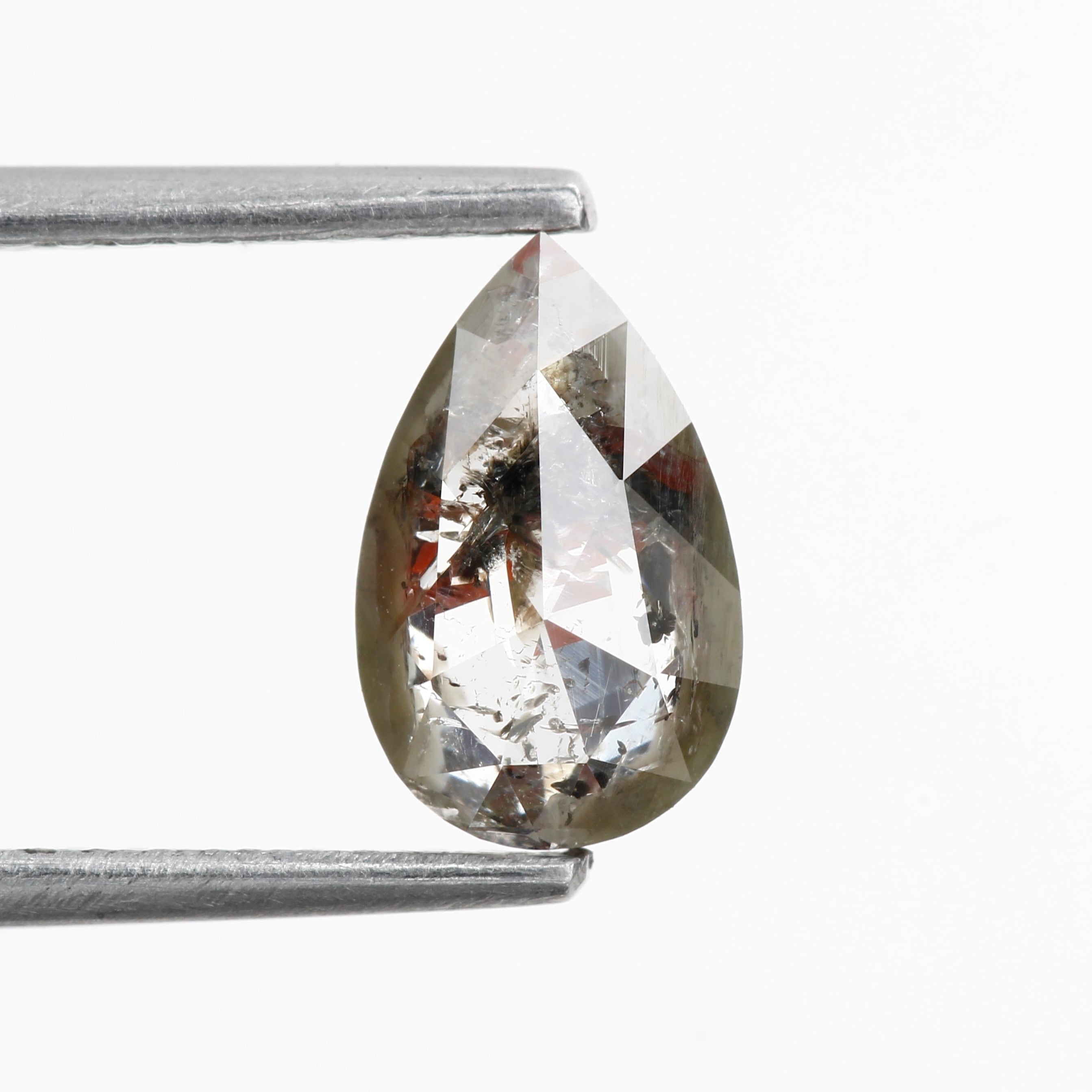 1.03 Carat Natural Diamond For Salt And Pepper Diamond Engagement Ring