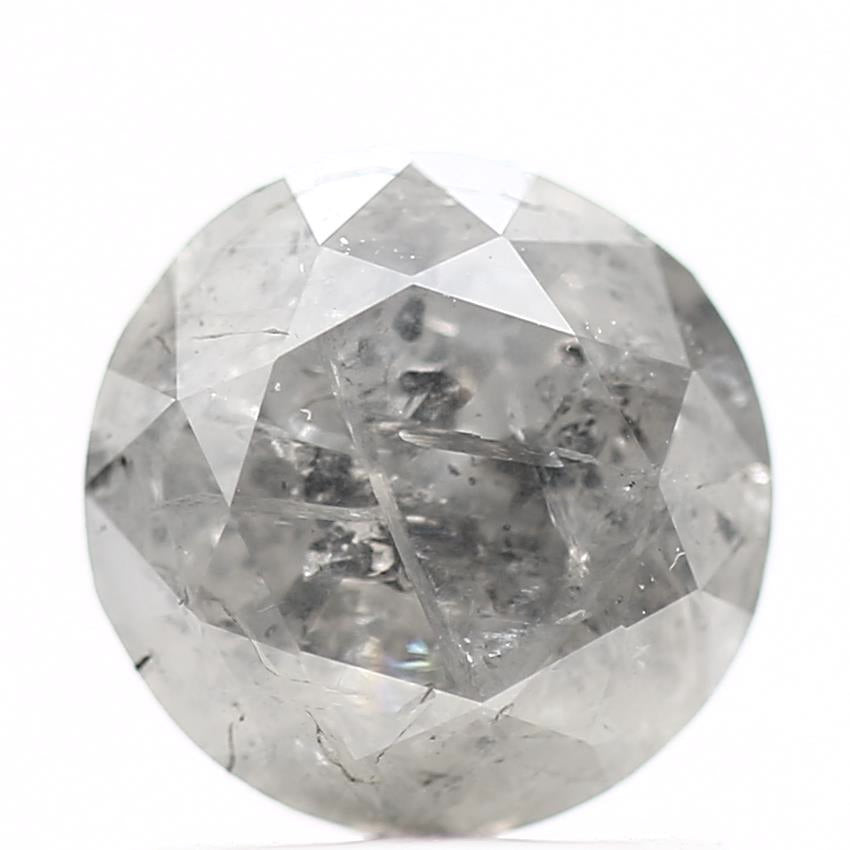 round salt and pepper diamond gray