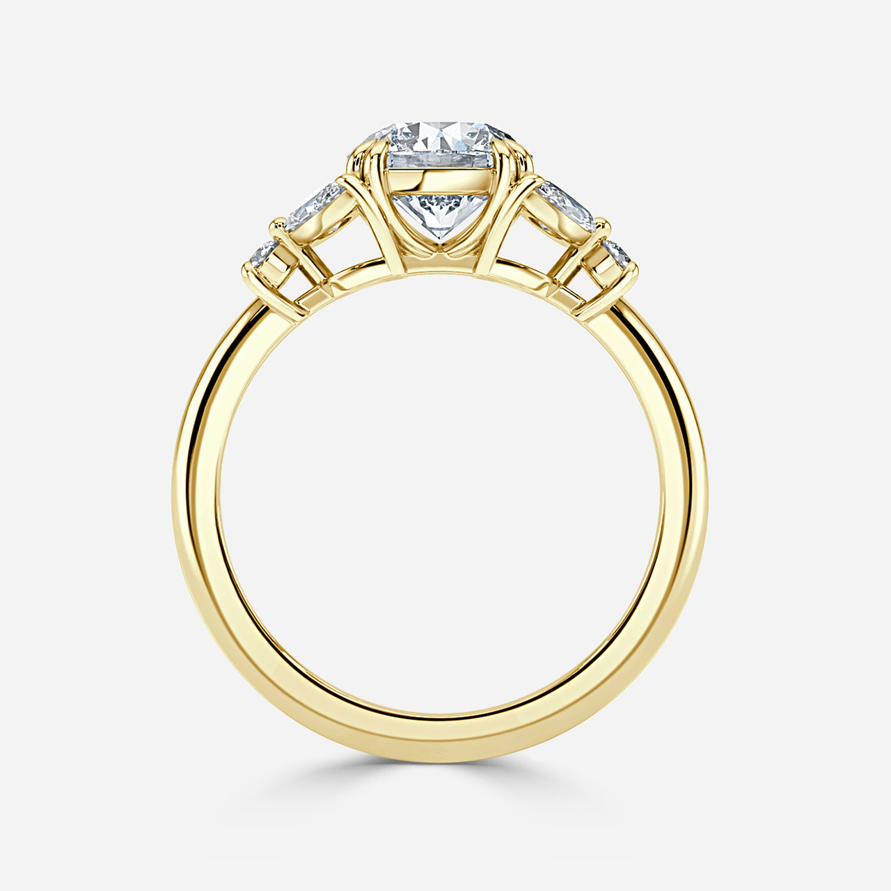 18k Rose Gold 1ct D VVS1 Round Engagement Ring Alexandra