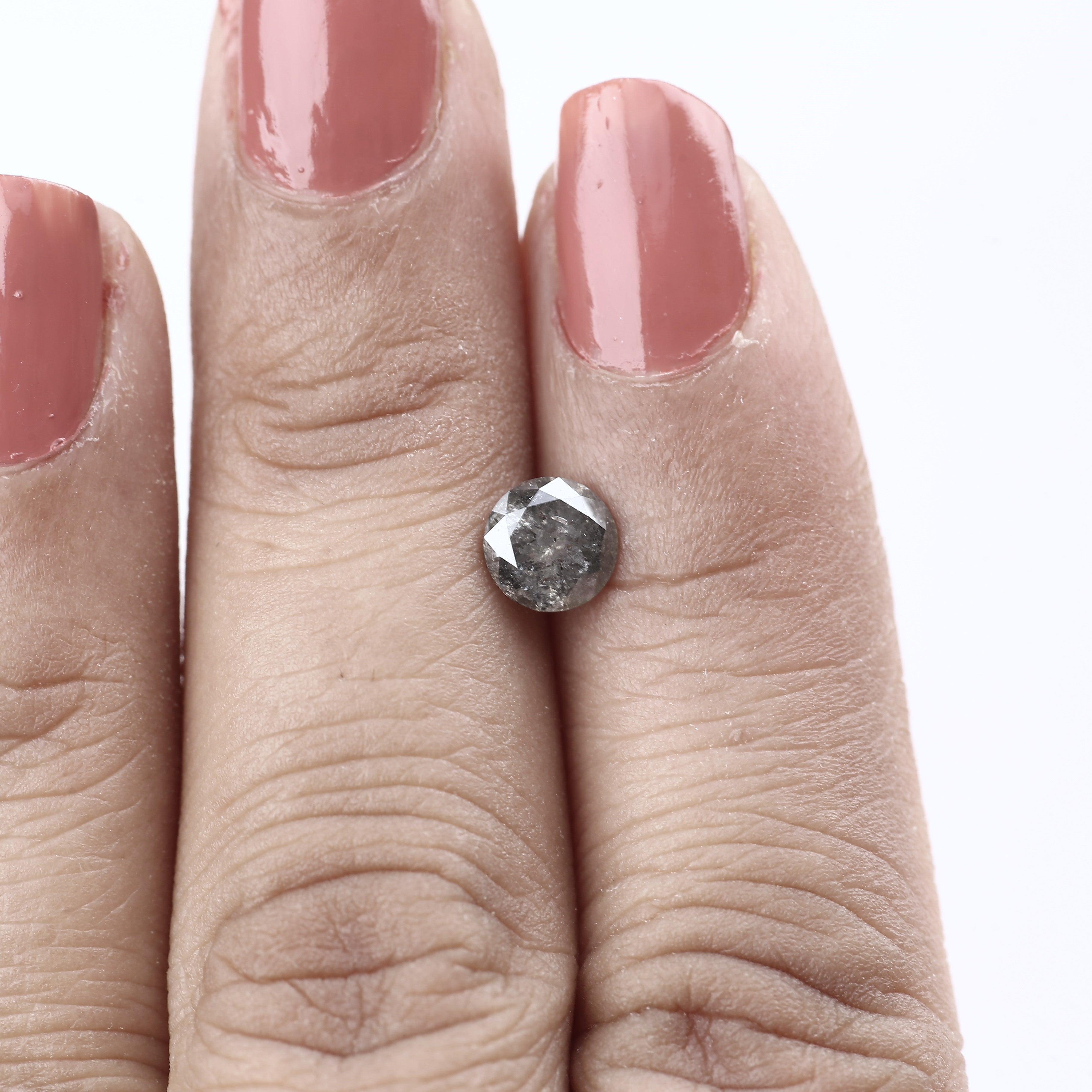 best brilliance engagement ring salt and pepper diamond