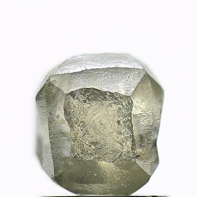 2.10 Carat Natural Fancy Greenish Grey Rough Diamond 5.6 MM