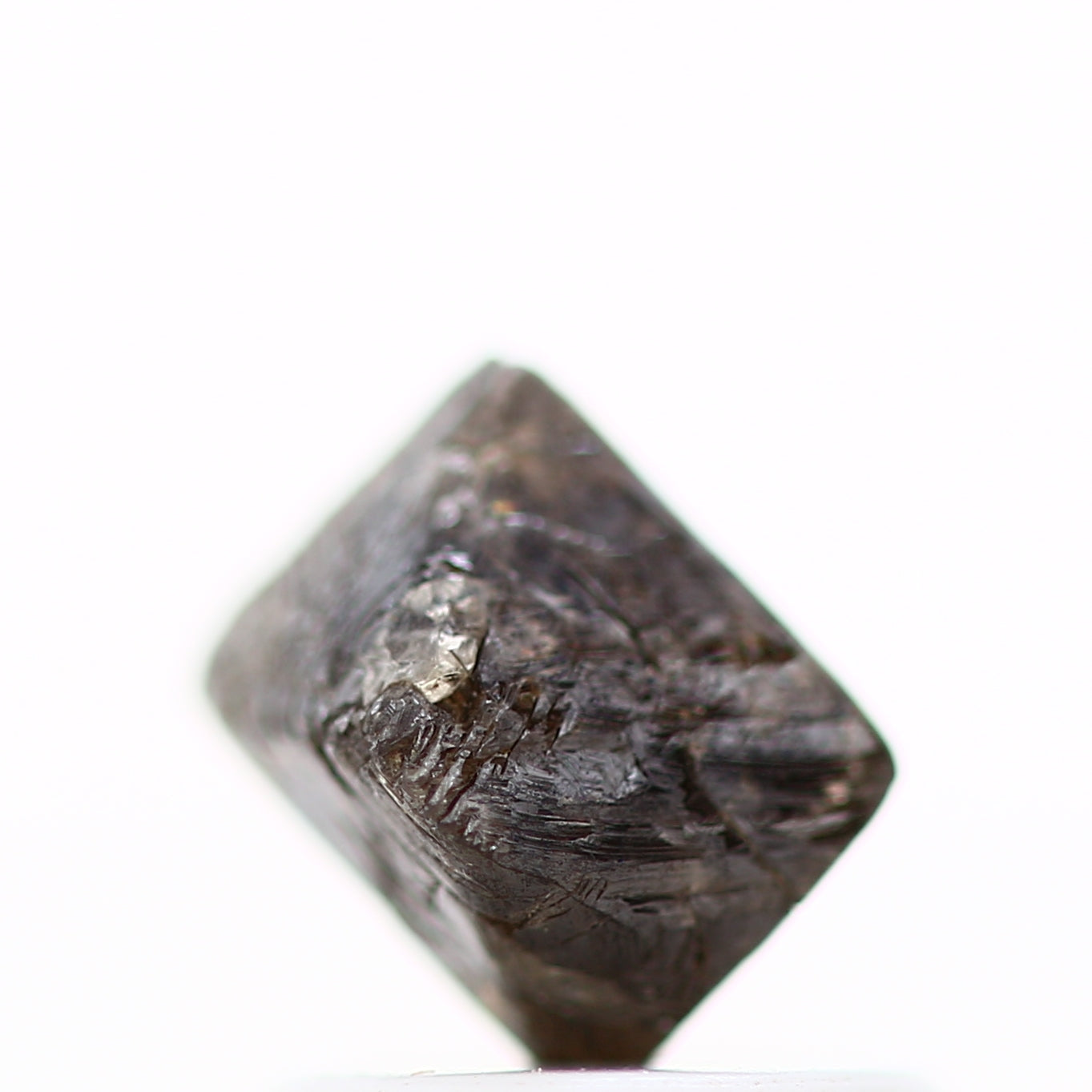 1.04 Carat Brown Octahedron Raw Natural Rough Diamond 6.4 MM - Blackdiamond