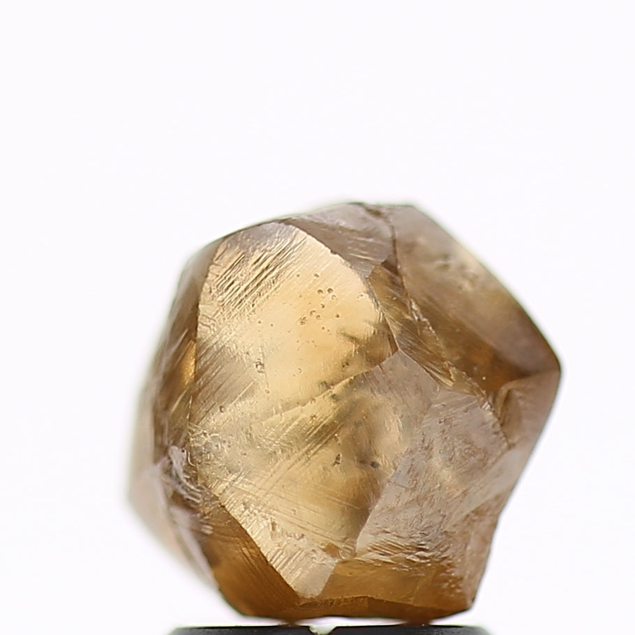 3.11 Carat Natural Fancy Orange Brown Rough Diamond 7.5 MM