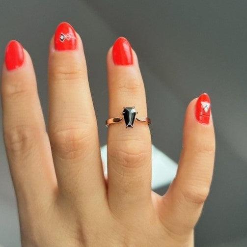 1ct The Forever Love Black Diamond Solitaire - Blackdiamond