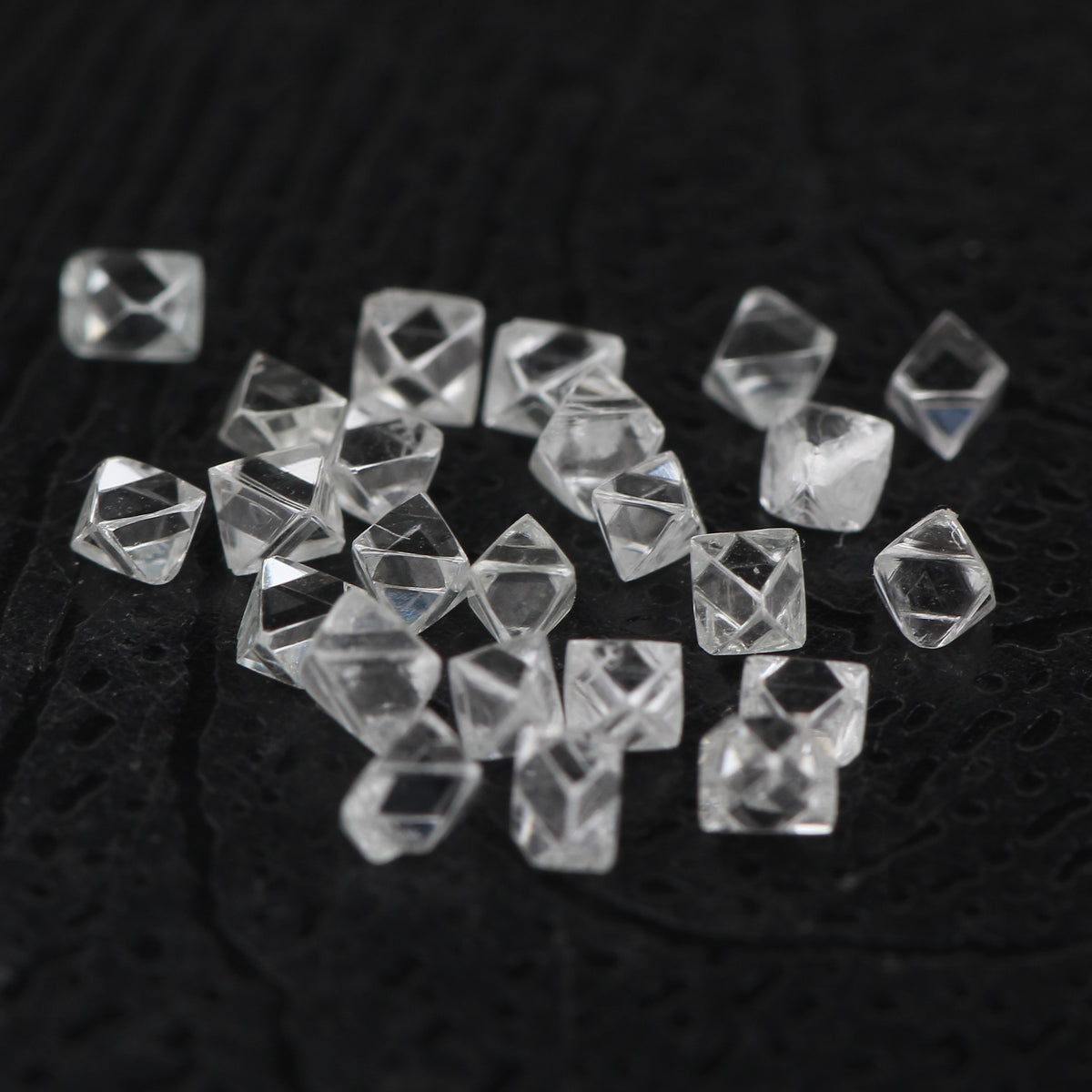 white octahedron diamonds