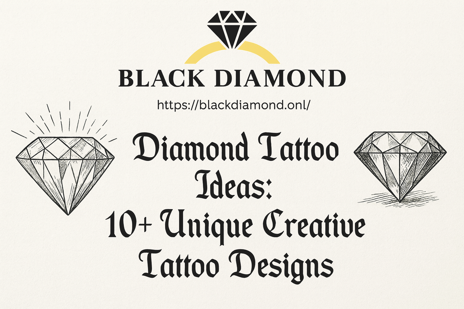 Diamond Tattoo Ideas : 10+ Unique Creative Tattoo Designs 