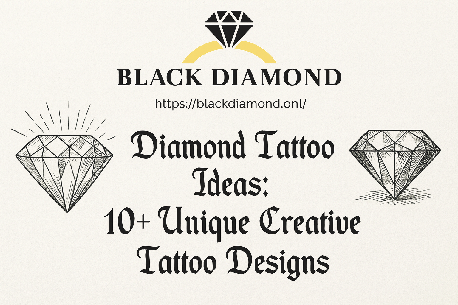Diamond Tattoo Ideas : 10+ Unique Creative Tattoo Designs 