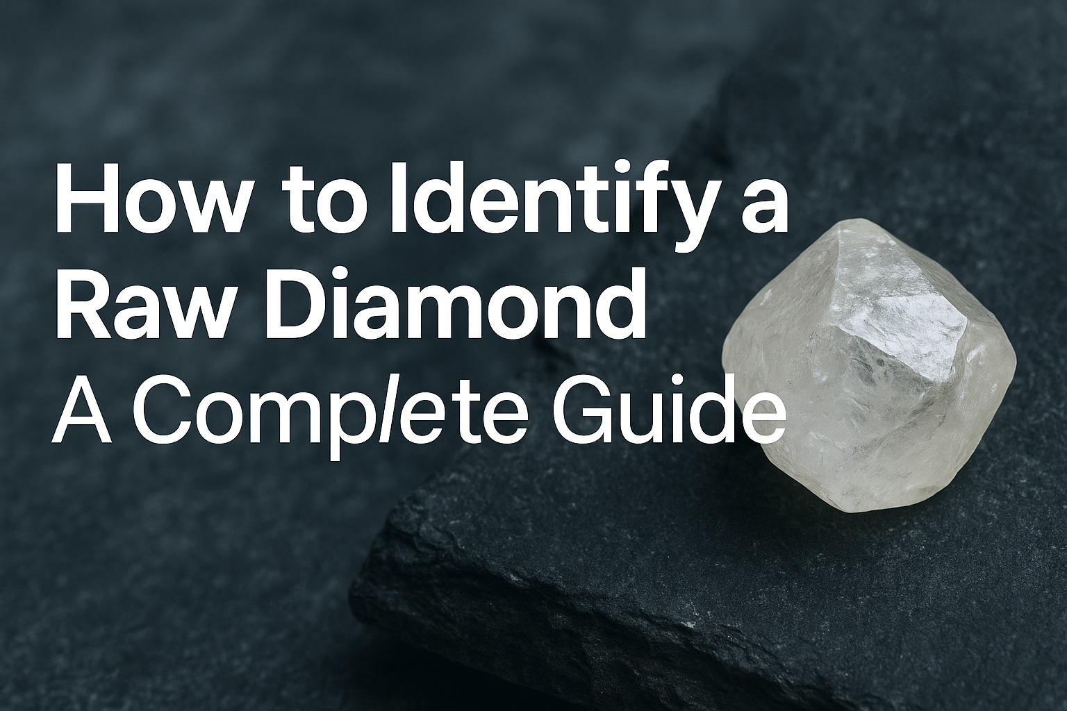 How to Identify a Raw Diamond: A Complete Guide