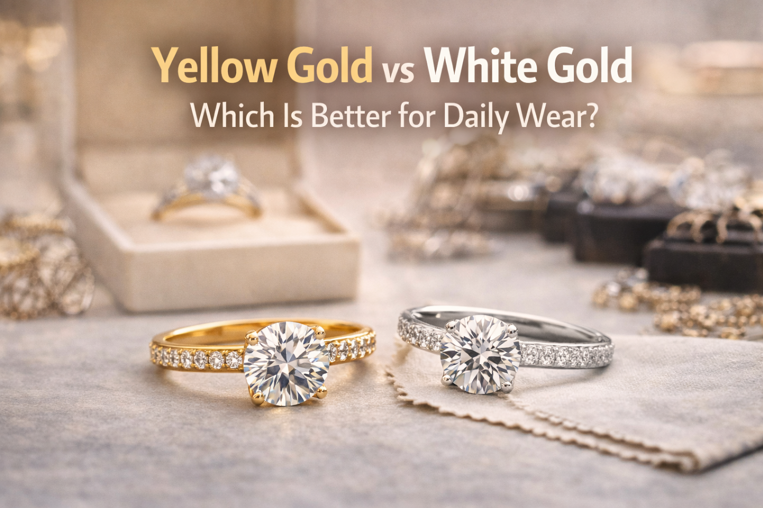 Yellow Gold vs White Gold 