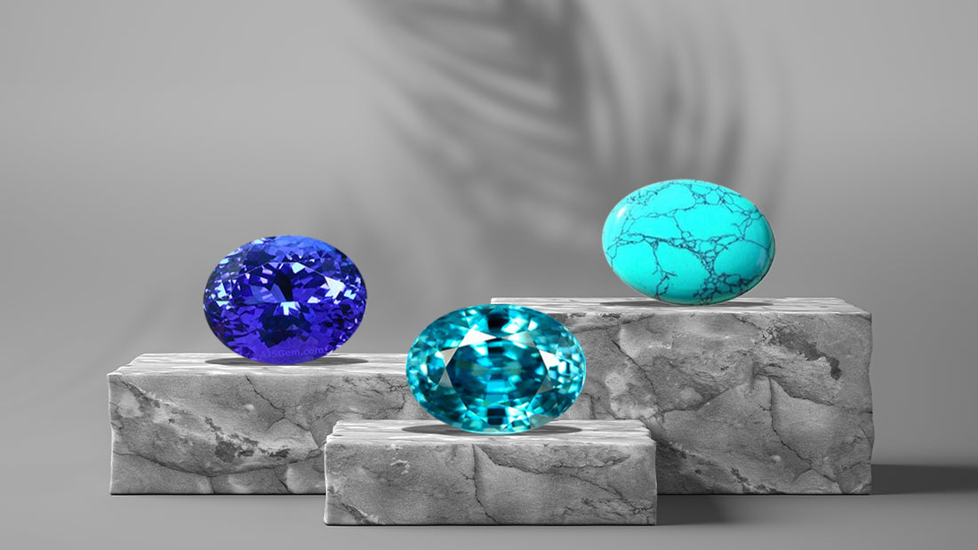 Guide to December Birthstone: Turquoise, Tanzanite & Zircon