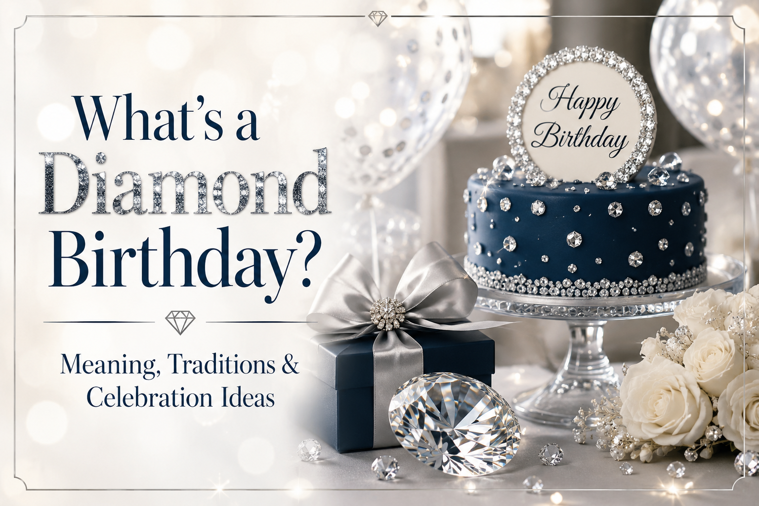 What's a Diamond Birthday? Meaning, Traditions & Celebration Ideas