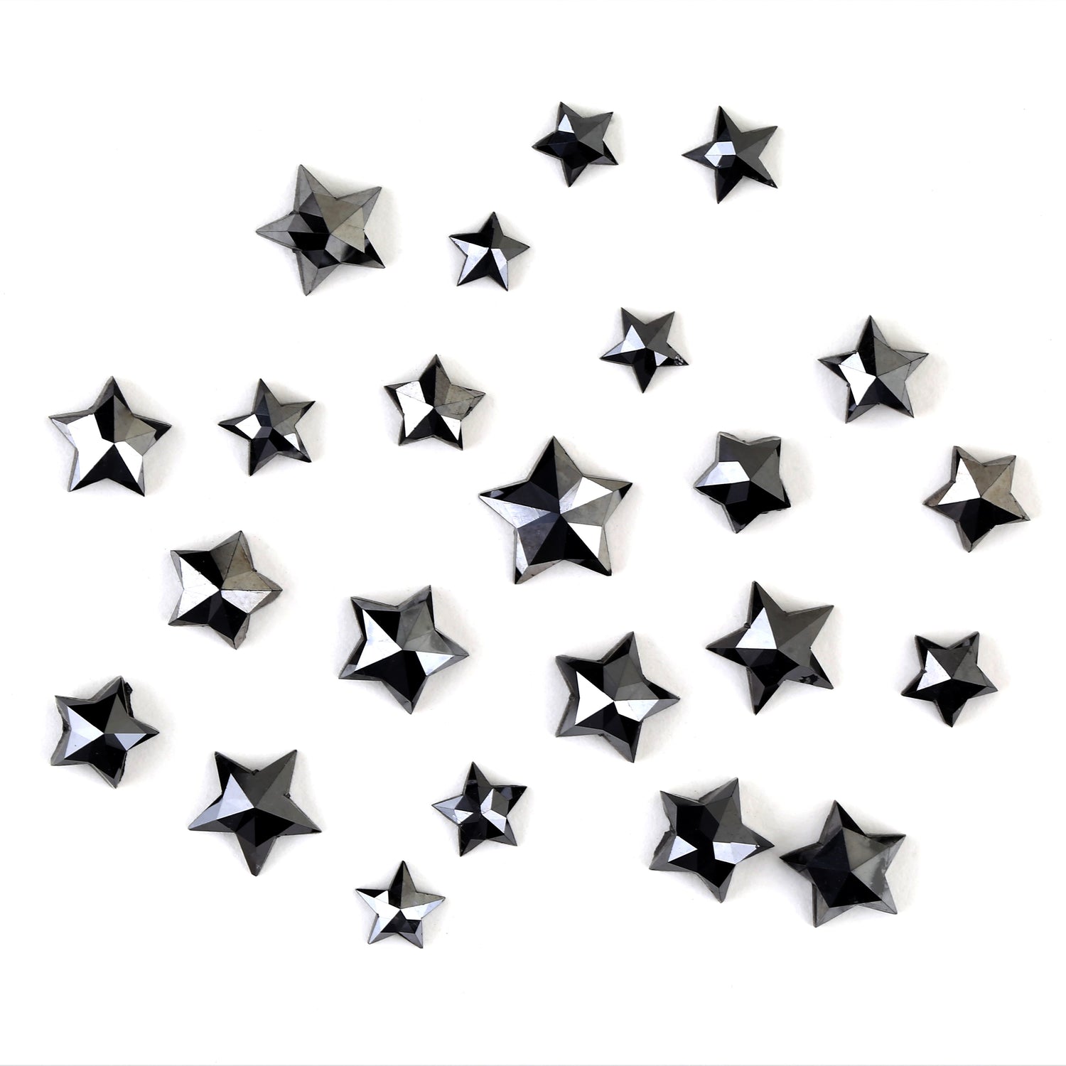 AAA Star Cut Calibrated Natural Black Diamond
