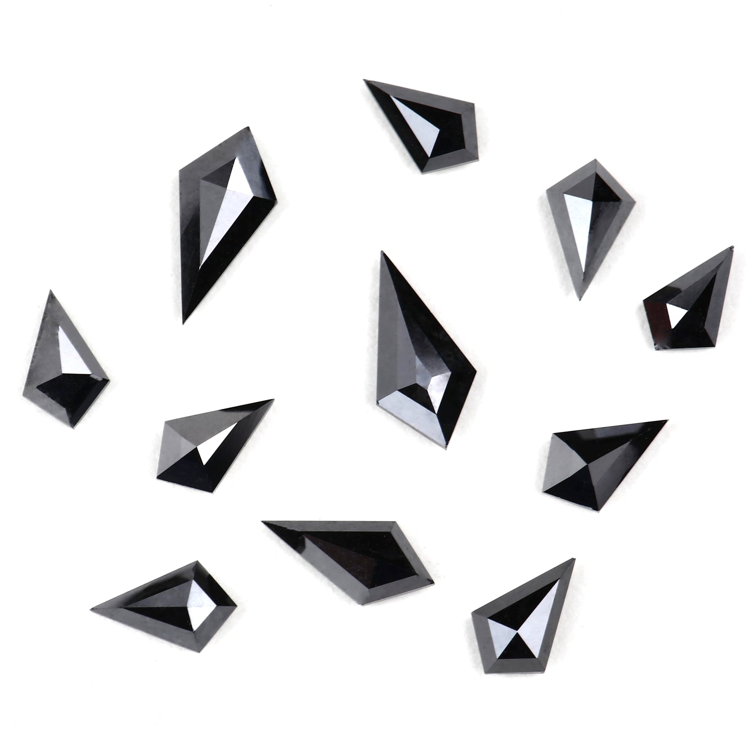 AAA Kite Cut Natural Fancy Black Diamond