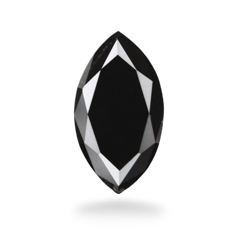 Loose Marquise Cut Black Diamond