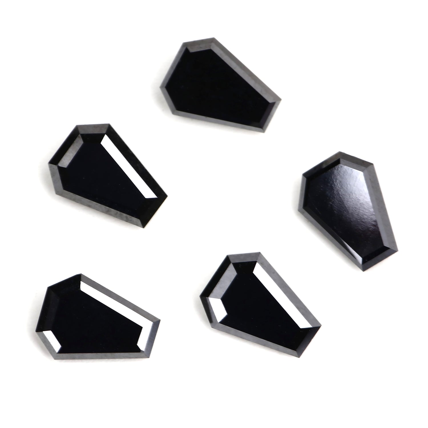Loose Coffin Cut Black Diamond