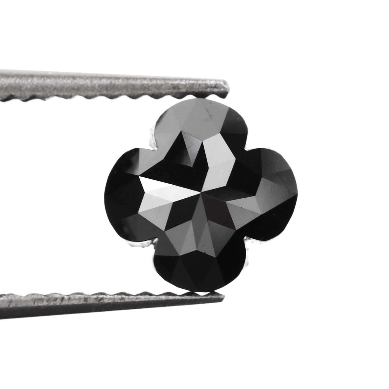 Loose Flower Shape Black Diamond