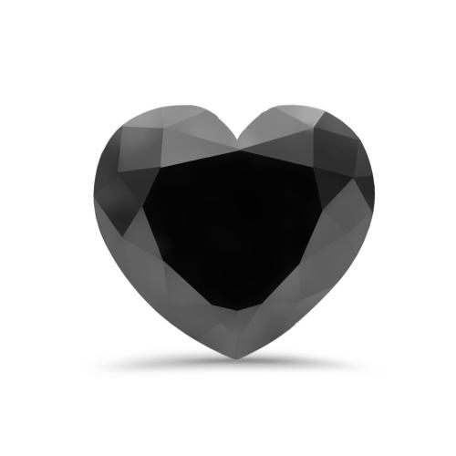 Loose Heart Shape Black Diamonds