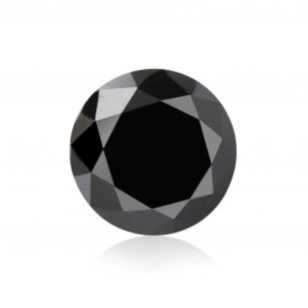 Loose Round Cut Black Diamond